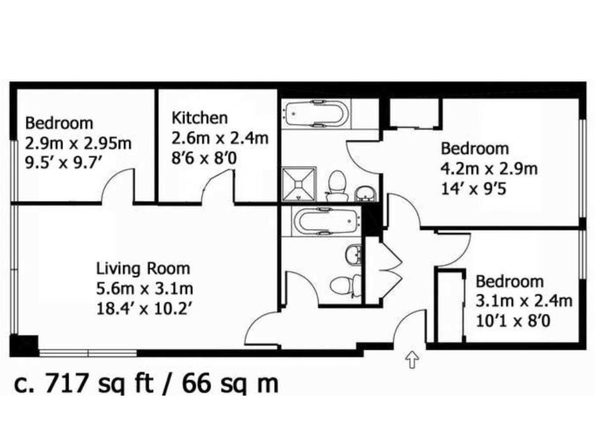 Superb Central Modern 3Bed 2Bath With Wifi, Trendy Fitzrovia W1 By Oxford Street Affable Informative Host Londres Exterior foto